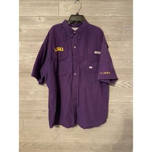 Columbia pfg‎ short sleeve button up large